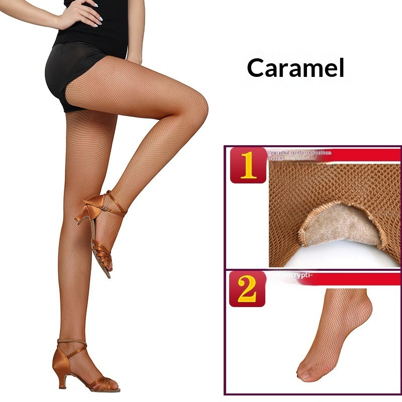 Professional Latin Dance Competition Socks Pantyhose For Slimming Legs