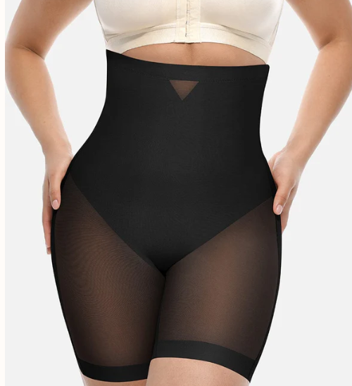 High-waisted Butt-lifting Mid Thigh Shaping Shorts