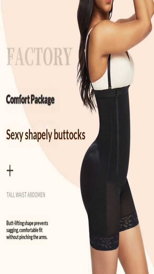 Shapewear Bodysuit With A Side Zipper For Effective Tummy Control And Butt-lifting