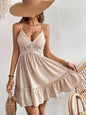 Womens Sexy Cutout Backless Slip Dress