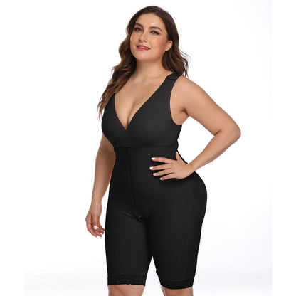 One-piece waist-length hip shapers