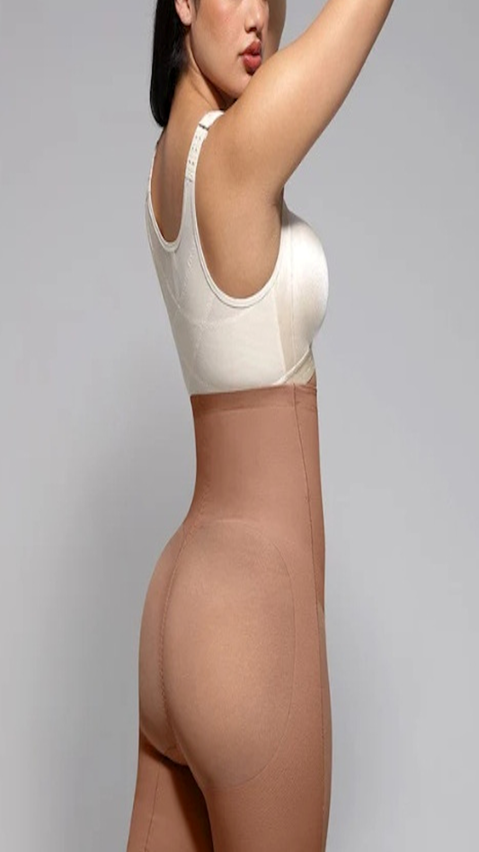 High-waisted Butt-lifting Mid Thigh Shaping Shorts