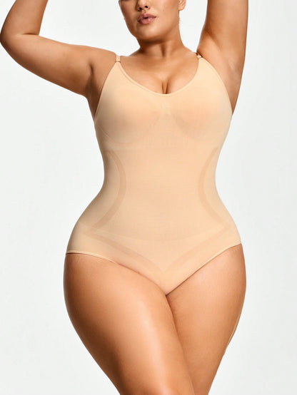 Women's Firm Control Tank Shapewear - Bust Support & Waist Butt Contour Bodysuit