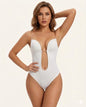 Strapless U Plunge Thong Bodysuit
