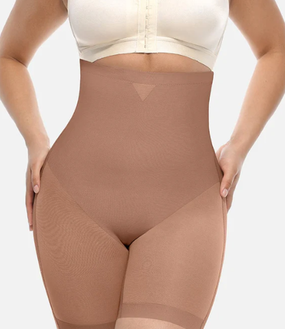 High-waisted Butt-lifting Mid Thigh Shaping Shorts
