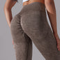 Knitted Seamless Yoga Pants Running Sports Fitness High Waist Butt Lifting Leggings Womens Clothing