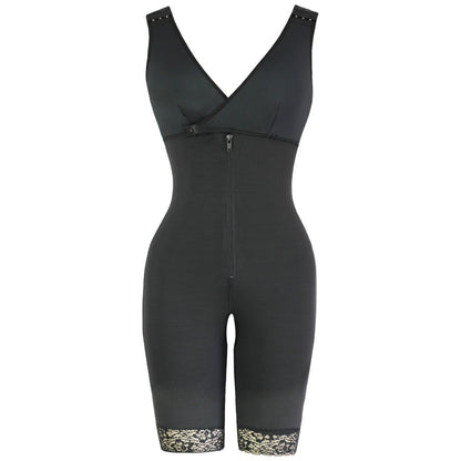 One-piece waist-length hip shapers