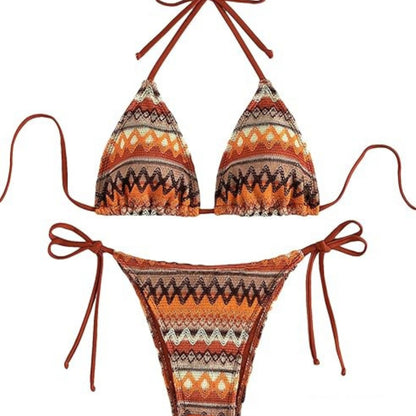Knitted Sexy Bikini Summer Beach Swimsuit For Women
