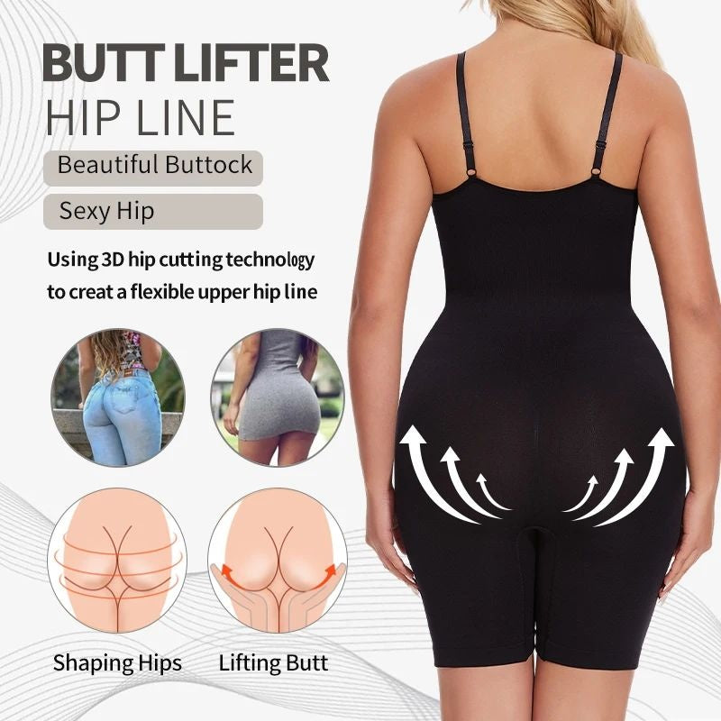 New Bodysuit Shapewear Women Tank Top Tummy Control Full Body