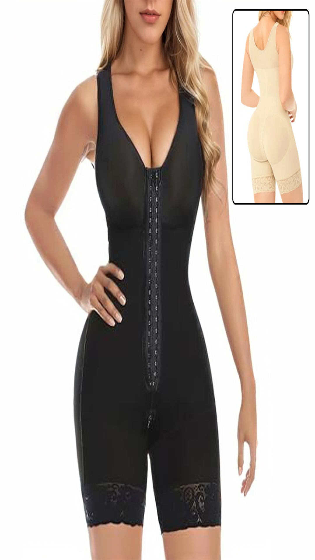 Fajas Colombiana Shapewear For Women Tummy Control Post Surgery Full Body Shaper Butt Lifter With Zipper Crotch Skimsbodysuits Elegant Bodysuit Faja Shaper