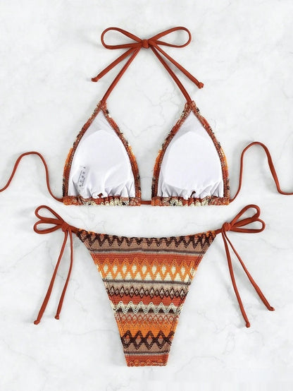 Knitted Sexy Bikini Summer Beach Swimsuit For Women