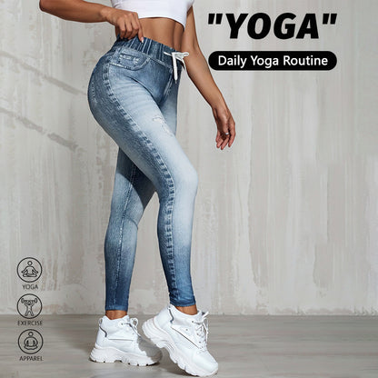 High-elastic Butt-lifting Base Leggings For Women