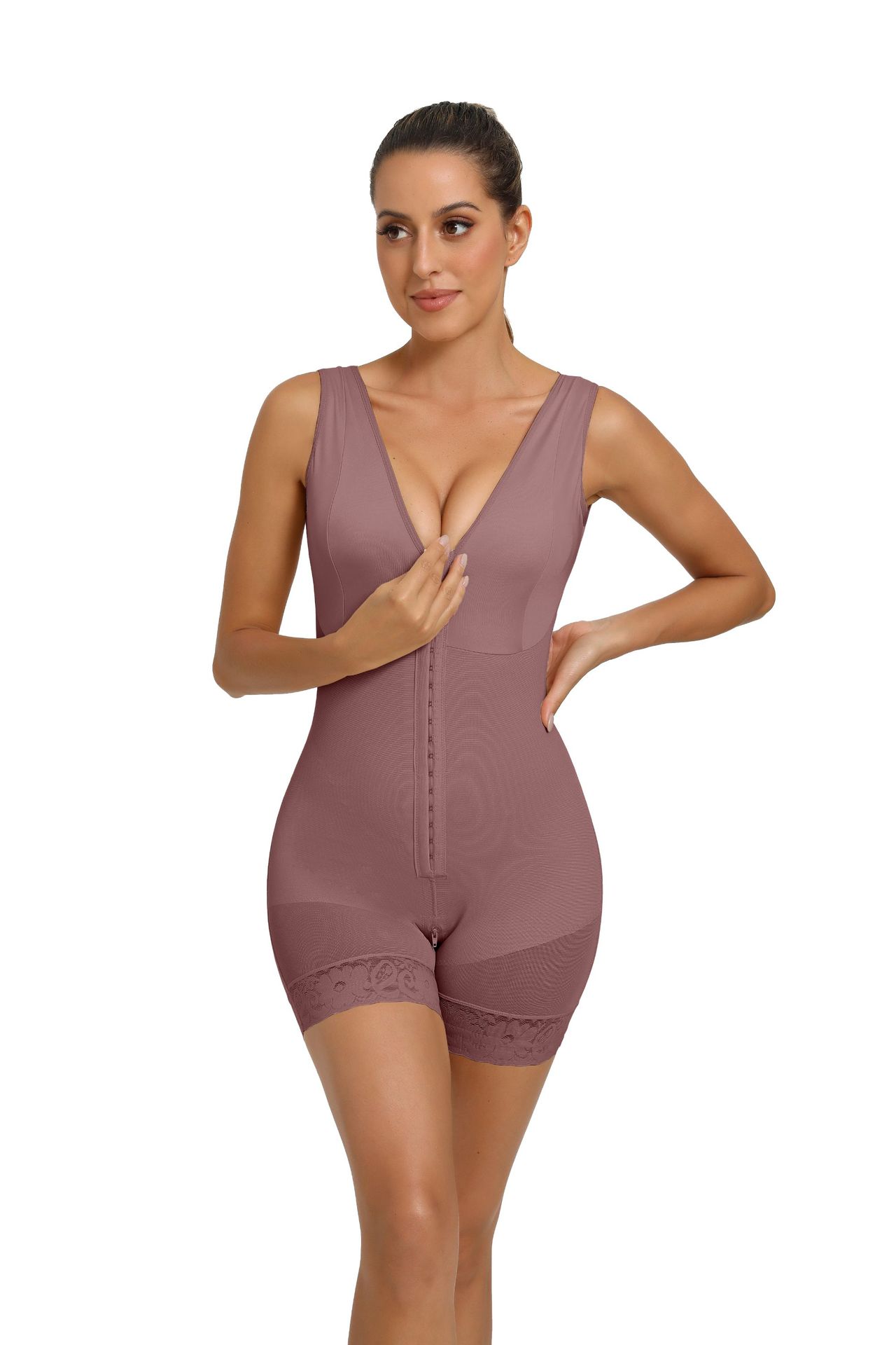 Womens Enhanced Butt-Lifting And Waist-Slimming One-Piece Shapewear