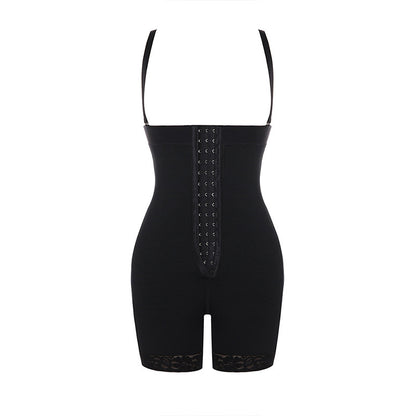 One-piece Shapewear Zip-and-button Body Shaper