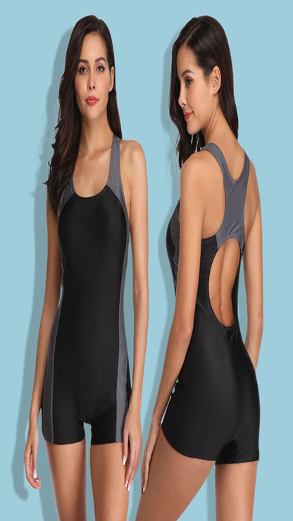 Sport one piece swimsuit