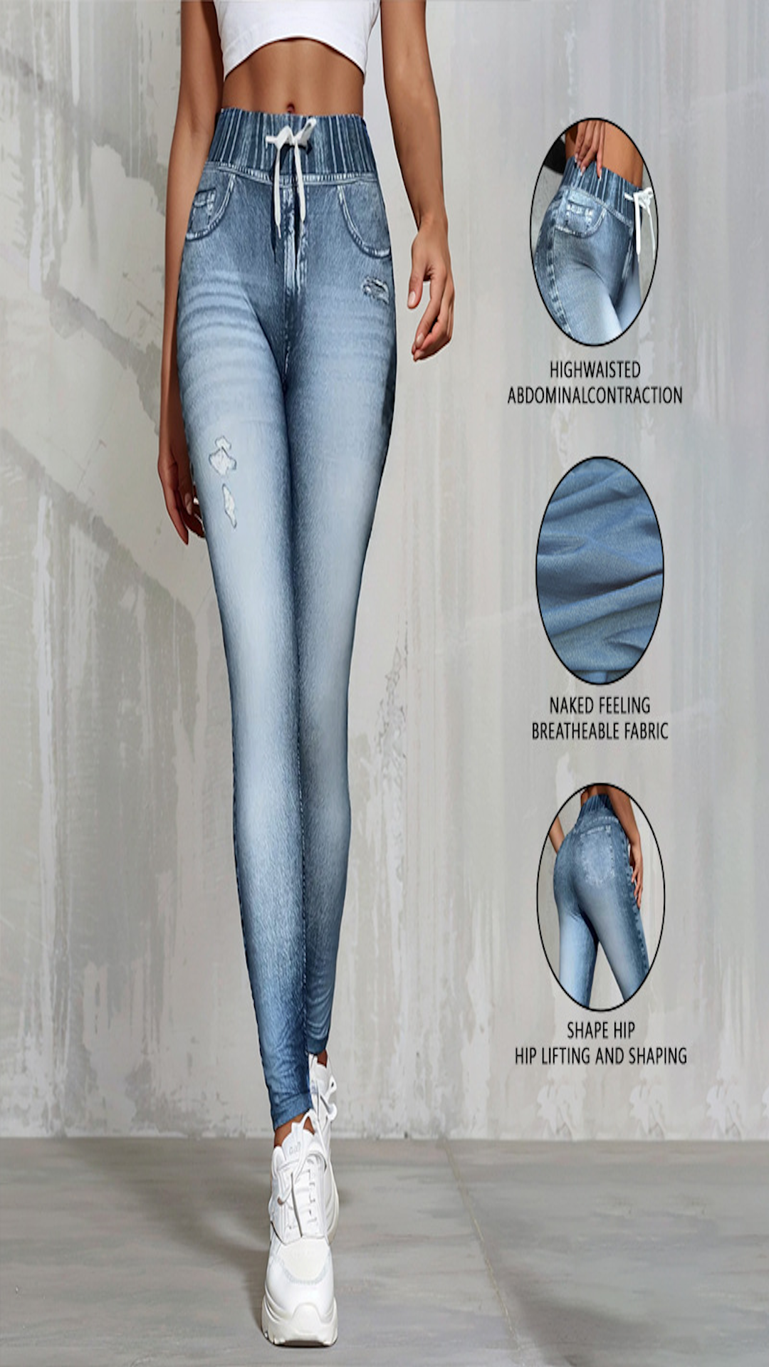 High-elastic Butt-lifting Base Leggings For Women